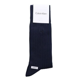 カルバン・クライン Calvin Klein Dress リブ ckロゴ メンズソックス ビジネス 抗菌防臭 ドレス クルー丈 紳士靴下 全4色 23-25cm-27-29cm メール便(6) 父の日 ギフト プレゼント 男性