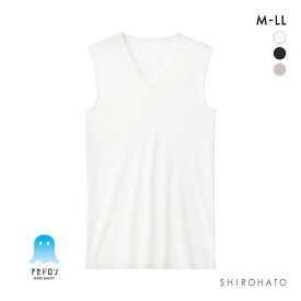 20％OFF【メール便(30)】 グンゼ GUNZE アセドロン Vネック スリーブレス シャツ 鹿の子 ノースリーブ インナー メンズ 全3色 M-LL