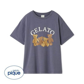 ジェラートピケ gelato pique レディース ベアワンポイントTシャツ ジェラピケ パジャマ ルームウェア 全3色