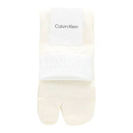 【メール便(7)】 カルバン・クライン Calvin Klein レーヨン混 足袋ソックス クルー丈 レディース 靴下 おしゃれ 23-25cm 全4色