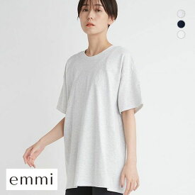 エミ emmi 【emmi atelier】ewcロゴTシャツ 綿混 半袖 Tシャツ レディース 全3色
