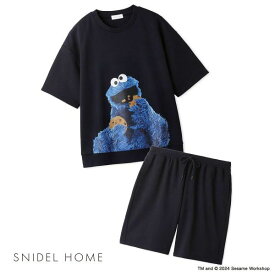 スナイデルホーム SNIDEL HOME 【SESAME STREET】【メンズ】スウェットセット パジャマ ルームウェア 全2色