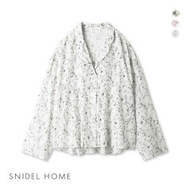 スナイデルホーム SNIDEL HOME 【Refle】開襟シャツ パジャマ ルームウェア レディース 全3色 ev_sp