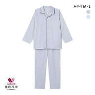 10％OFF ワコール Wacoal 睡眠科学 メンズ 綿100％ シャツパジャマ 長袖 上下セット コットン 紳士用 ML …
