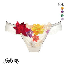 20％OFF【メール便(3)】 ワコール Wacoal サルート Salute 30G Tバックショーツ ML ソング バックレース 下着 単品 PTJ430 24AW フェア レディース 全4色 M-L