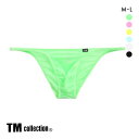 メール便(3) ティーエム コレクション NewT2M2 ハギ無しシャープ comfort candycolor ハーフバック ML ビキニ メンズ TM collection 全6色 M-L 父の日 ギフト プレゼント 男性