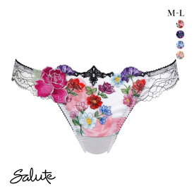 20％OFF【メール便(3)】 ワコール サルート 60グループ 60G Tバックショーツ ソング ML Wacoal Salute PTJ460 24AWシーズン レディース 全4色 M-L