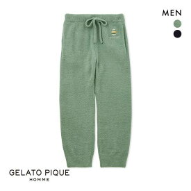 20％OFF ジェラートピケ オム メンズ パウダーダイナソージャガードロングパンツ ジェラピケ ルームウェア パジャマ GELATO PIQUE HOMME 全2色 M-L