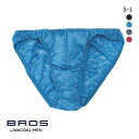 【22%OFF・8/12 09:59まで】 ブロス バイ ワコールメン レースブリーフ SML メンズ 前とじ ノーマル丈 通気性 BROS by WACOAL MEN 全4色 S-L 【メール便(7)】 ev_sp_20
