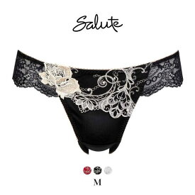30％OFF【メール便(3)】 ワコール サルート 70グループ 70G Tバックショーツ ブラジリアン バックレース M Wacoal Salute PTJ270 24AWブルーム レディース 全3色