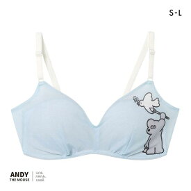 ウンナナクール MADE WITH ねずみのANDY 364シンプル 特別な日以外の364日つけたくなるブラ ノンワイヤーブラ 364ブラ une nana cool レディース 全2色 S-L