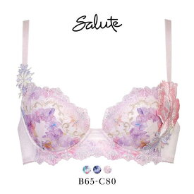 【20%OFF・6/27 09:59まで】 ワコール サルート 50グループ 50G P-UP ブラジャー BC プッシュアップ 谷間 Wacoal Salute BTJ450 25SS先行コア レディース 全3色 B65-C80 ev_sp_20