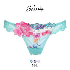 20％OFF【メール便(3)】 ワコール サルート 50グループ 50G Tバックショーツ ML タンガ ソング Wacoal Salute PTJ450 25SS先行コア レディース 全3色 M-L