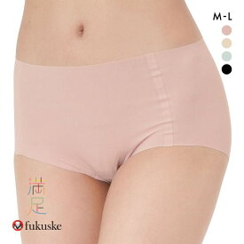 10％OFF【メール便(4)】 福助 満足Styling ふわっとAirなソフトタッチ シームレス スタンダード ショーツ レディース fukuske 全4色 M-L