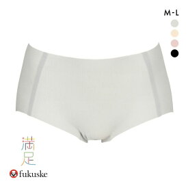 10％OFF【メール便(4)】 福助 満足Styling すうっとAirな涼感タッチ シームレス スタンダード ショーツ レディース fukuske 全4色 M-L