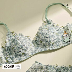 ＼緊急！先着400円クーポン配布／ウンナナクール 特別な日以外の364日つけたくなるブラ MOOMIN × une nana cool 364 レース ノンワイヤーブラ 364ブラ ムーミン une nana cool レディース 下着 全4色 S-LL