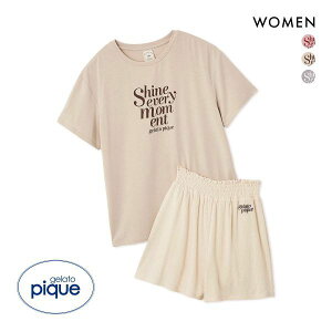 20OFF WF[gsP fB[X ڐG⊴ STVc&uV[gpcZbg WFsP [EFA pW} gelato pique S3F