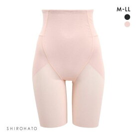 【メール便(12)】 くびれジェンヌ スーパーハイウエスト ロングガードル M L LL ハード ミディアム くびれ ウエスト シェイプアップ 着やせ 細見え レディース 全2色 M-LL