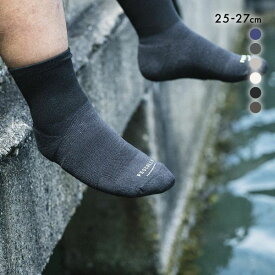 【メール便(27)】 PESCALLY 和紙パイル ショートソックス メンズ ソックス 靴下 SUKENO ペスカリー 25-27cm 全6色