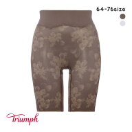 64％OFF【メール便(7)】 トリンプ ヒップシェイパー TR569 ロングガードル プリント 64-76 補正下着 Triu…