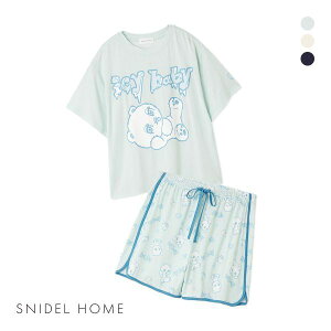 30��OFF �X�i�C�f���z�[�� icy baby �ڐG�⊴ T�V���c�Z�b�g�A�b�v �p�W���} ���[���E�F�A SNIDEL HOME ���f�B�[�X �S3�F ��̓� �M�t�g �v���[���g