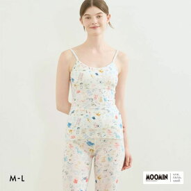 ウンナナクール MOOMIN × une nana cool カップ付きインナー キャミソール ムーミン ブラトップ 下着 肌着 レディース 全4色 M-L