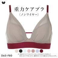 【20%OFF・9/24 09:59まで】 ワコール 重力ケアブラ ノンワイヤー シンプルタイプ BXB114 ブラジャー DEF…