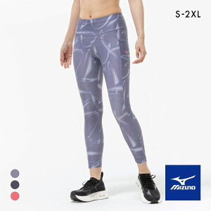 【メール便(15)】 ミズノ タイツ レギンス S-2XL 安定 コンプレッション スポーツ 速乾 ヨガ トレーニングウェア スポーツ 大きいサイズ MIZUNO レディース 全3色 S-2XL