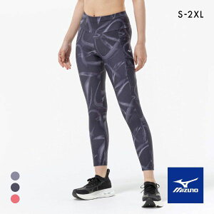 【メール便(15)】 ミズノ タイツ レギンス S-2XL 安定 コンプレッション スポーツ 速乾 ヨガ トレーニングウェア スポーツ 大きいサイズ MIZUNO レディース 全3色 S-2XL