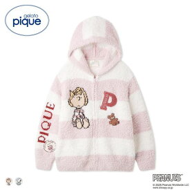 ジェラートピケ レディース PEANUTS UNISEXオリジナルジャガードパーカ ジェラピケ パジャマ ルームウェア スヌーピー gelato pique ユニセックス 全2色 S-M-M-L