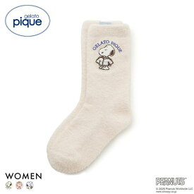ジェラートピケ レディース PEANUTS オリジナルアートソックス ジェラピケ パジャマ ルームウェア スヌーピー gelato pique 全3色