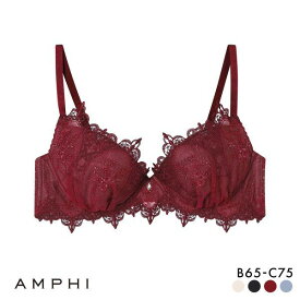 アンフィ グラマリッチ ブラジャー ボリュームUPタイプ グラマラス＆リッチな谷間メイク 3/4カップ BC AMPHI BYJ306 Glama-Rich レディース 全4色 B65-C75