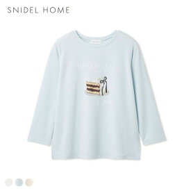 スナイデルホーム ケーキモチーフロングTシャツ パジャマ ルームウェア SNIDEL HOME Valentine バレンタイン レディース 全3色