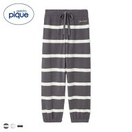 ジェラートピケ UNISEX エアリーモコボーダーロングパンツ ジェラピケ パジャマ ルームウェア gelato piq…