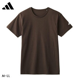 20％OFF【メール便(17)】 アディダス ワンポイントロゴ 半袖 Tシャツ メンズ adidas スポーツ クルーネック 綿100％ 男性 ロゴ ブランド 筋トレ トレーニング サッカー 脇縫いなし 全5色 M-LL