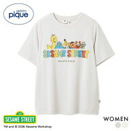 ジェラートピケ レディース SESAME STREET ワンポイントTシャツ ジェラピケ セサミストリート ルームウェ…