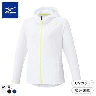 ミズノ レディス ソーラーカットジャケット M L XL UVカット 遮熱 接触冷感 吸汗速乾 紫外線カット トッ…