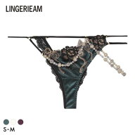 【メール便(5)】 LINGERIEAM ラピダリー Tバックショーツ セクシー 過激 SM バックレース 透け RAVIJOUR …