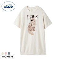 30％OFF ジェラートピケ レディース ファッションCATS&DOGSジャガードミニワンピース ジェラピケ パジャ…