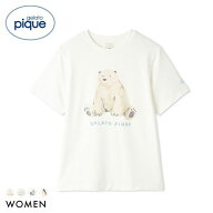 【メール便(30)】 ジェラートピケ レディース 接触冷感 シーアニマル柄ワンポイントTシャツ ジェラピケ …