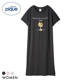 ジェラートピケ レディース 接触冷感 COOLレーヨンデザートロゴワンピース ジェラピケ パジャマ ルームウェア gelato pique 全3色 ギフト プレゼント