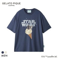 ジェラートピケ STAR WARS オム メンズ ワンポイントTシャツ ジェラピケ スターウォーズ パジャマ GELATO…