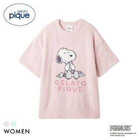 ジェラートピケ PEANUTS レディース スムーズィージャガードプルオーバー ジェラピケ スヌーピー SNOOPY ルームウェア gelato pique 全2色 ギフト プレゼント
