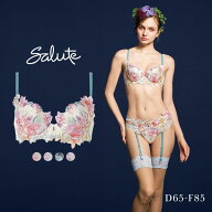 【20%OFF・9/24 09:59まで】 ワコール サルート 43グループ 43G P-UP ブラジャー DEF プッシュアップ 谷…