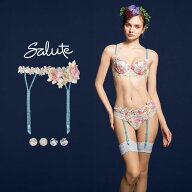 20％OFF【メール便(5)】 ワコール サルート 43グループ 43G ガーターベルト M ランジェリー GTJ643 下着 …
