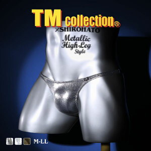�y���[����(4)�z �e�B�[�G�� �R���N�V���� TM collection × SHIROHATO�R���{ Metallic high-leg style �n�[�t�o�b�N �r�L�j �u���[�t M L LL ���{�� �����Y �S3�F M-LL �j���p �p���c ����