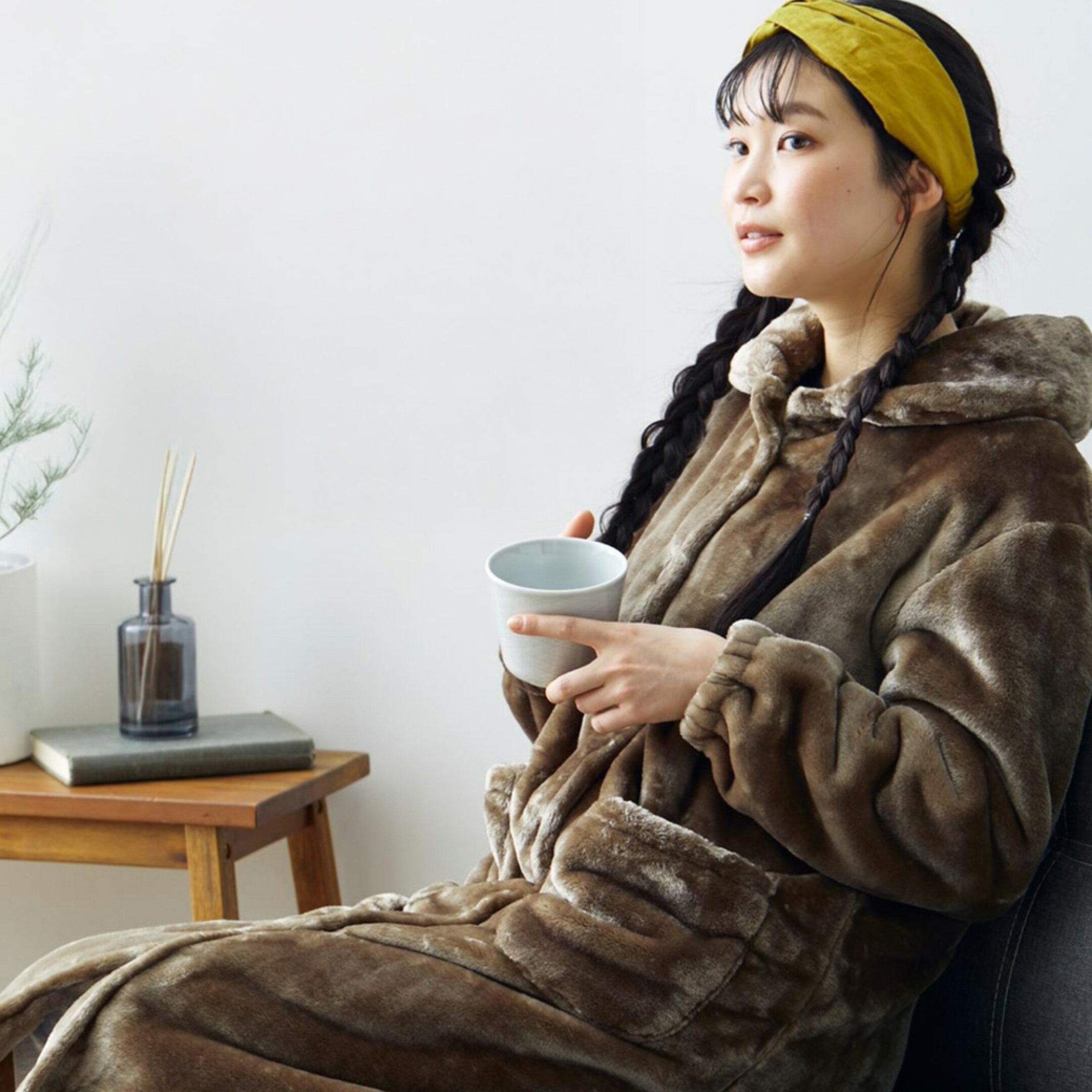 毛布屋さんが作った着る毛布