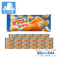 赤城乳業 ガツン、と みかん 95ml×24本 | アイス 氷菓 ガツンとみかん ガツン 果汁 果肉入り アイスキャ…