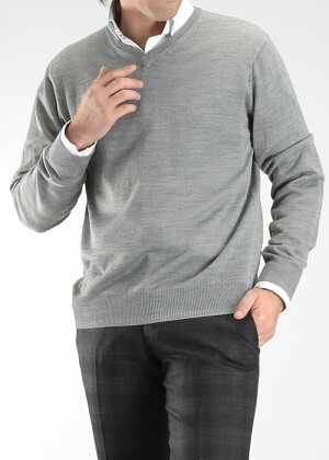 楽天市場 ビジカジ トップス ニット セーター Vネックセーター Suit Story