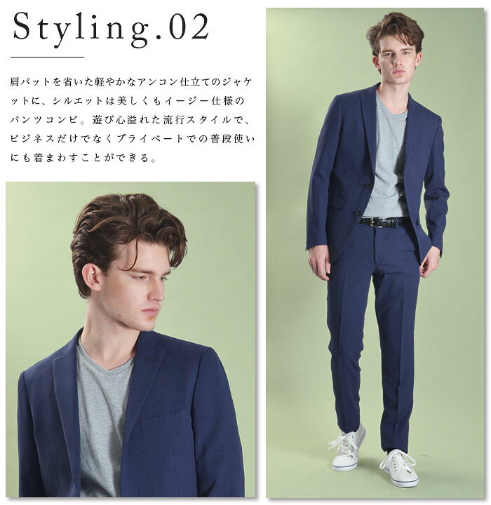 楽天市場 360 ストレッチ スーツ メンズ ビジネススーツ 2つボタン カジュアルスーツ 洗える 春夏 スーツハンガー付属 Suit Story